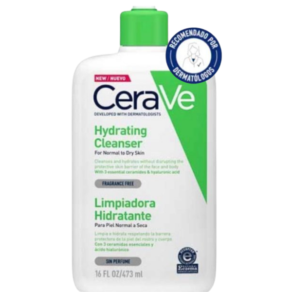CERAVE LIMPIADORA HIDRATANTE 473ML.