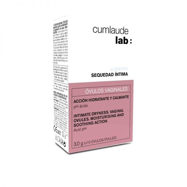 CUMLAUDE LAB LUBRIPIU OVULOS VAGINALES 10 UNIDADES