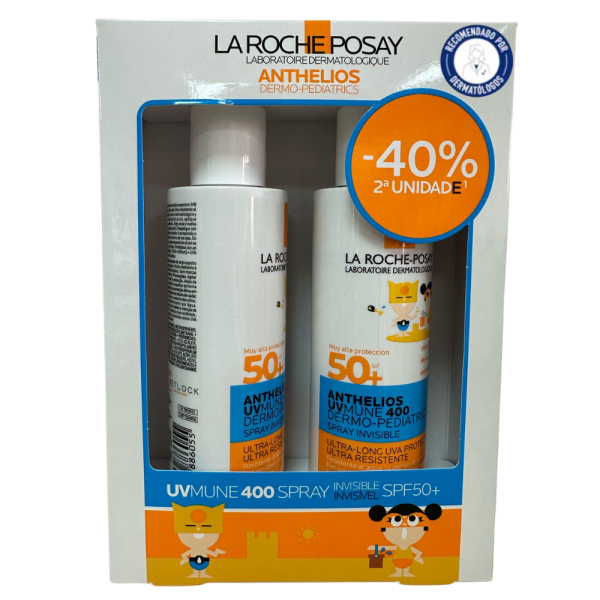 LA ROCHE POSAY ANTHELIOS DUPLO UVMUNE SPRAY INVISIBLE 50+ PEDIÁTRICO 200ML